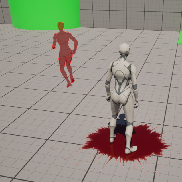 Replay with Ghost Material